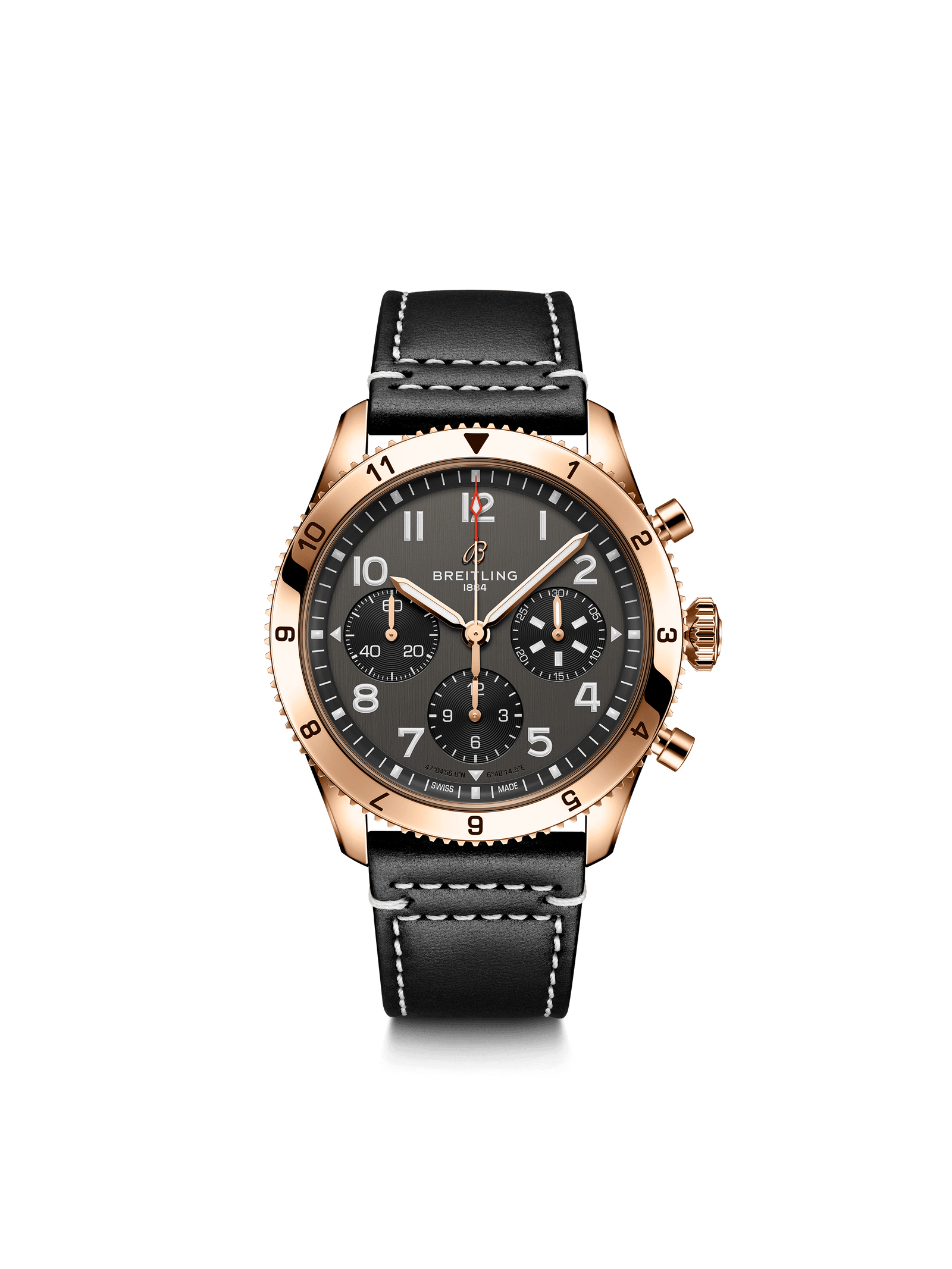 BREITLING Classic AVI Chronograph 42 P-51 Mustang R233801A1B1X1 Bandiera Jewellers