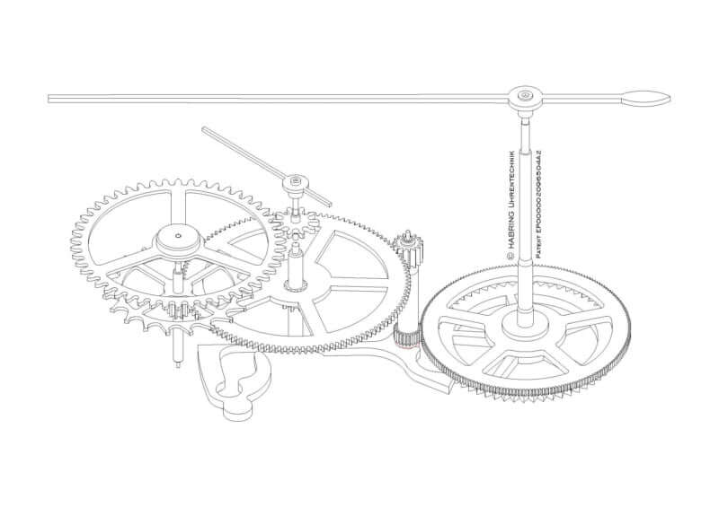 HABRING² Foudroyante-Felix Date Salmon Dial / Bandiera Jewellers