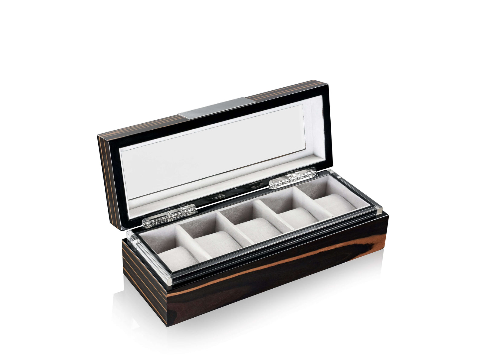 Executive 5 Watches Macassar & Gray Box