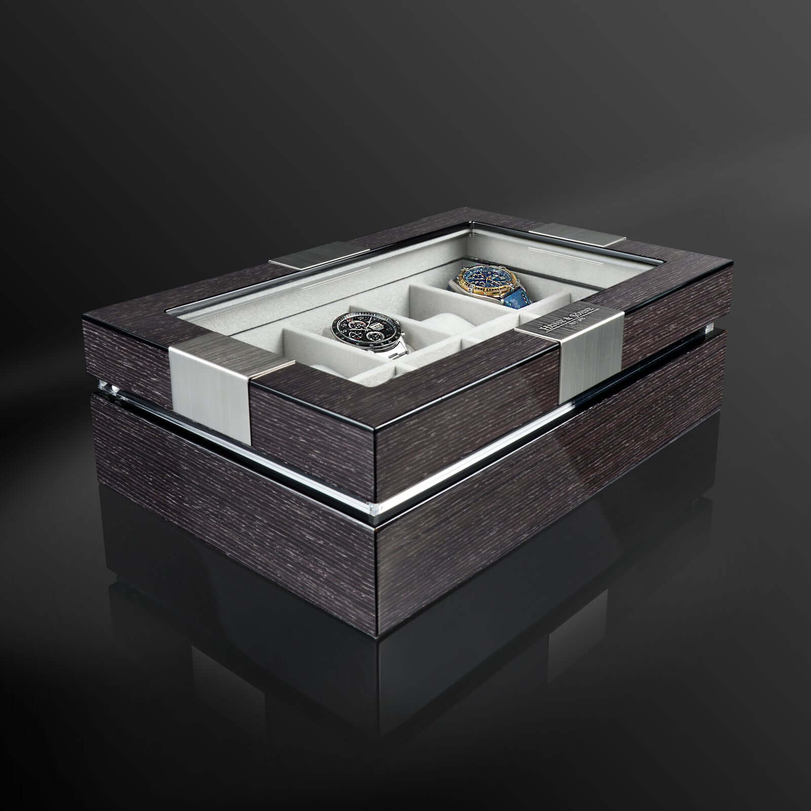 Executive 10 Watches Quercus & Gray Box