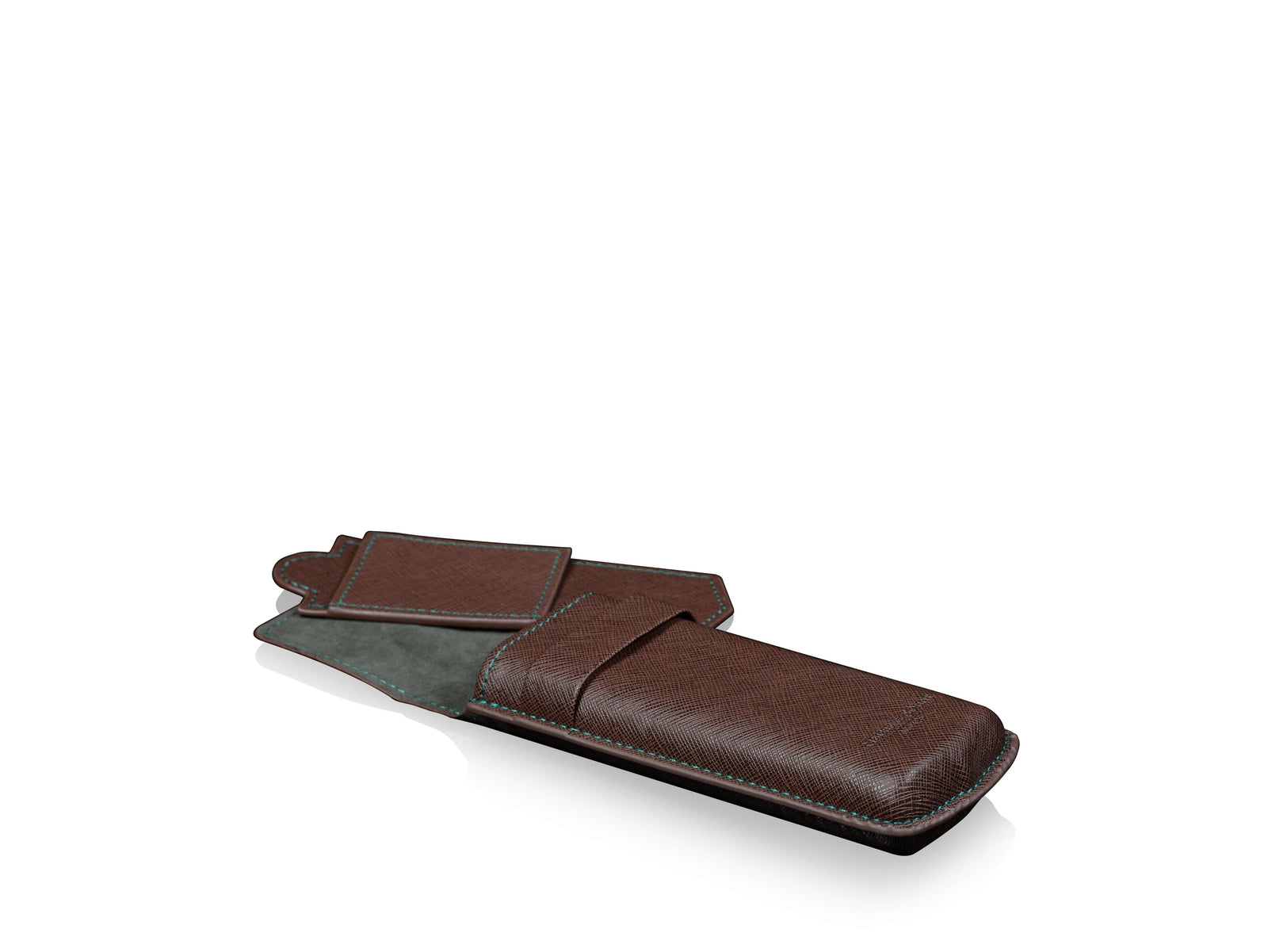 Mondo Saffiano Brown & Green