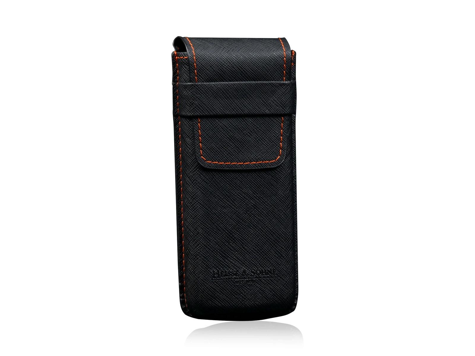 Mondo Saffiano Black & Orange