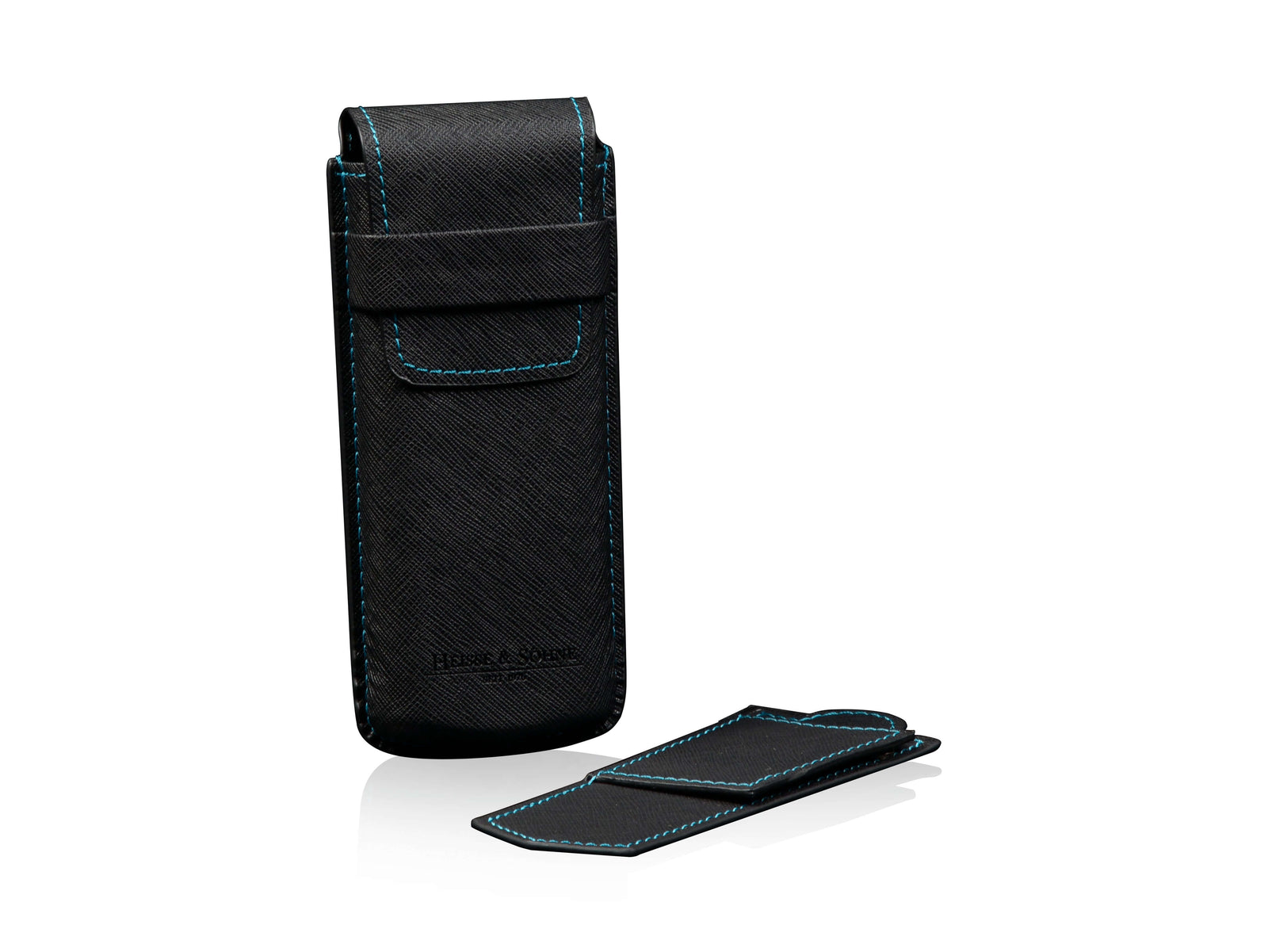 Mondo Saffiano Black & Blue