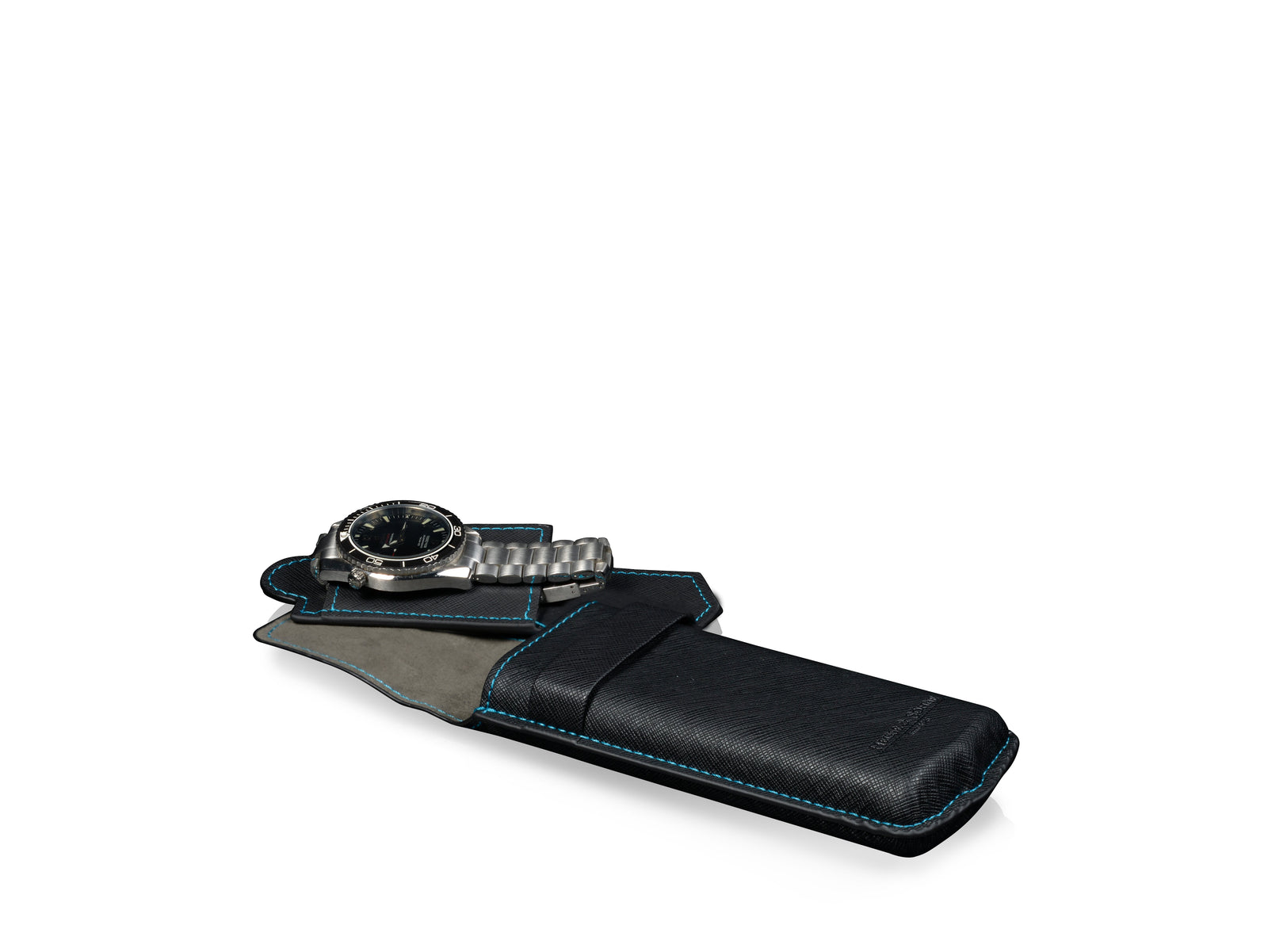 Mondo Saffiano Black & Blue