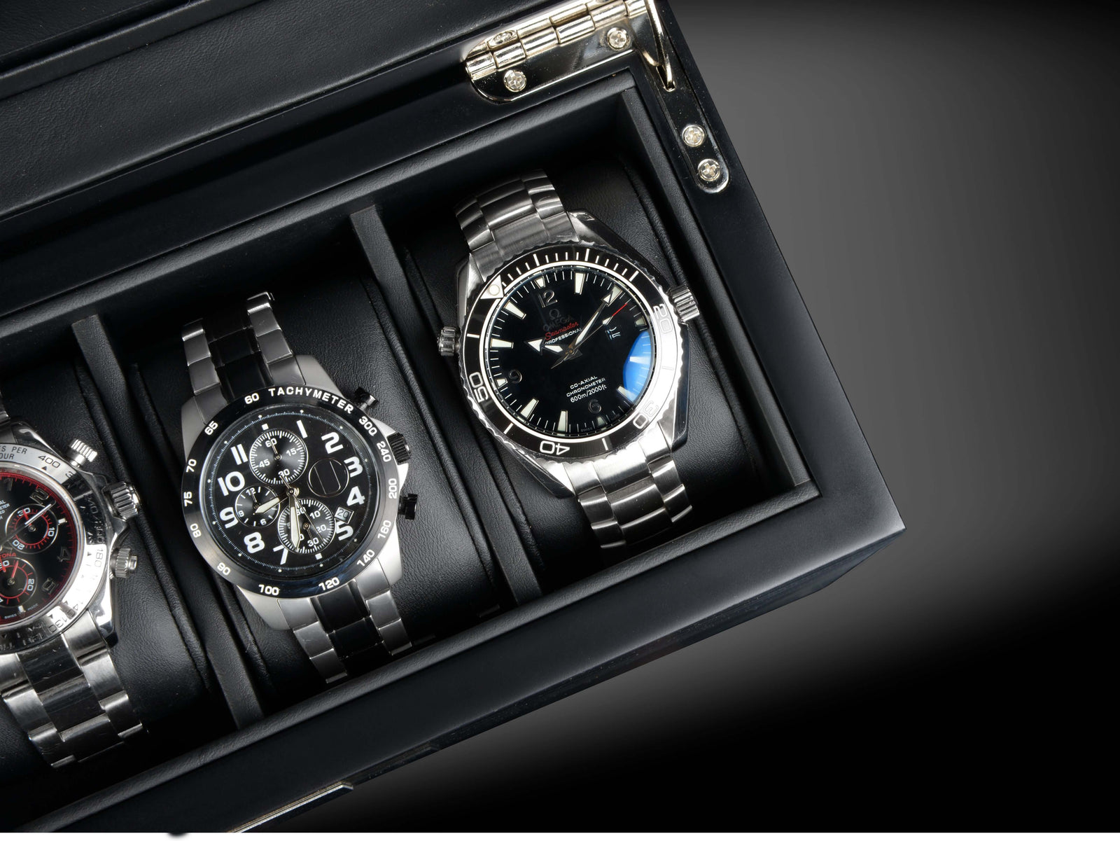 Monteray 5 Watches Black Box