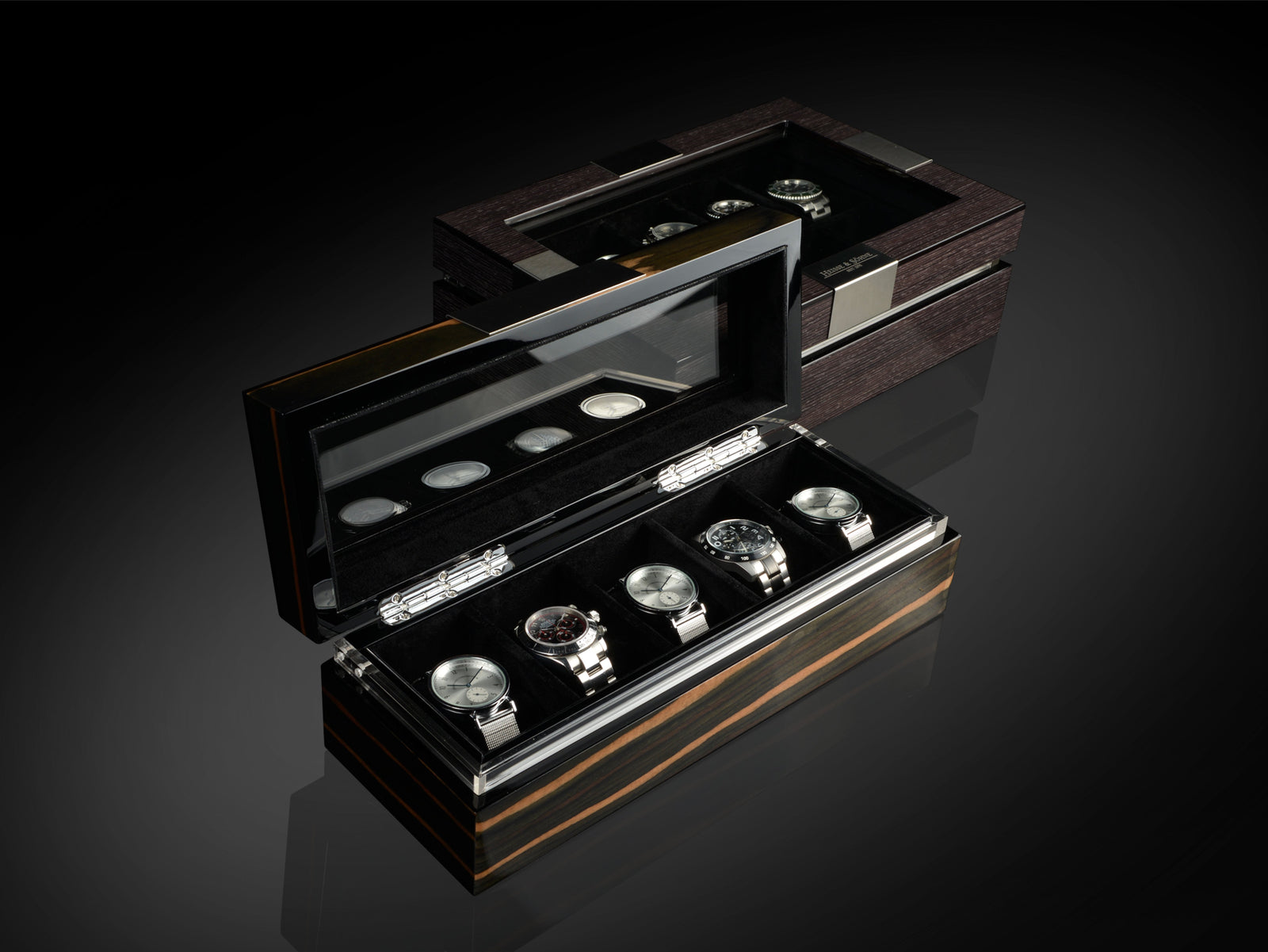 Executive 10 Watches Quercus & Black Box