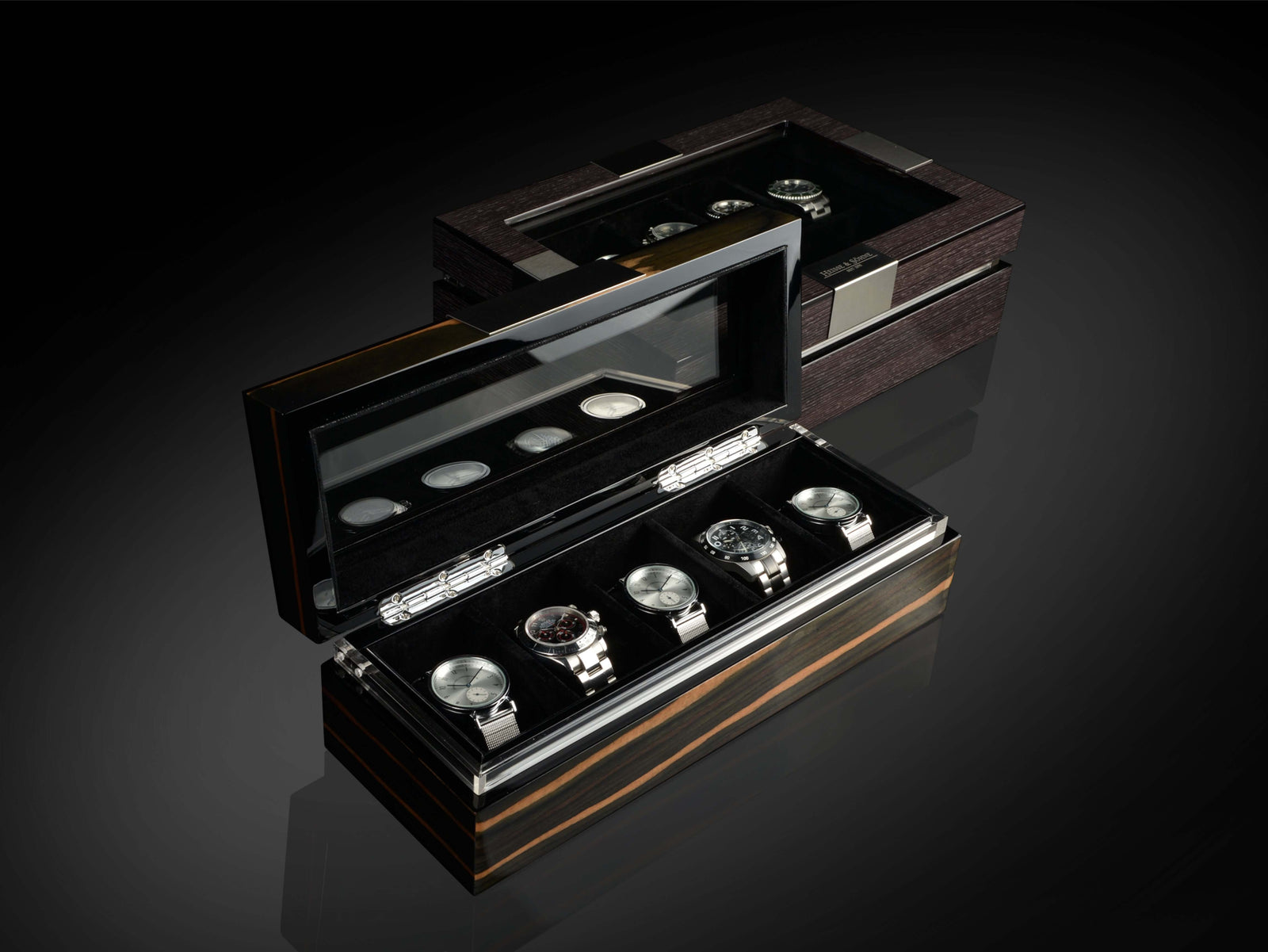 Executive 10 Watches Quercus & Black Box