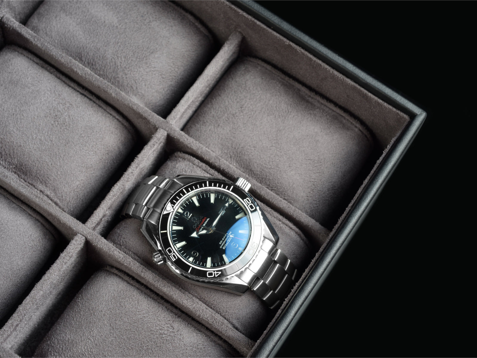 Watch Box XL Black 12 - Top Part