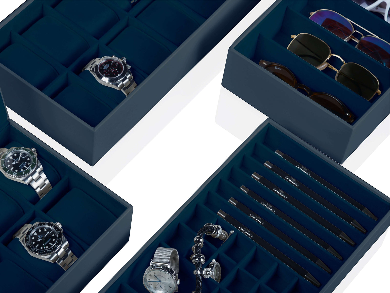 Sunglasses Box XL Blue 6 - Bottom Part