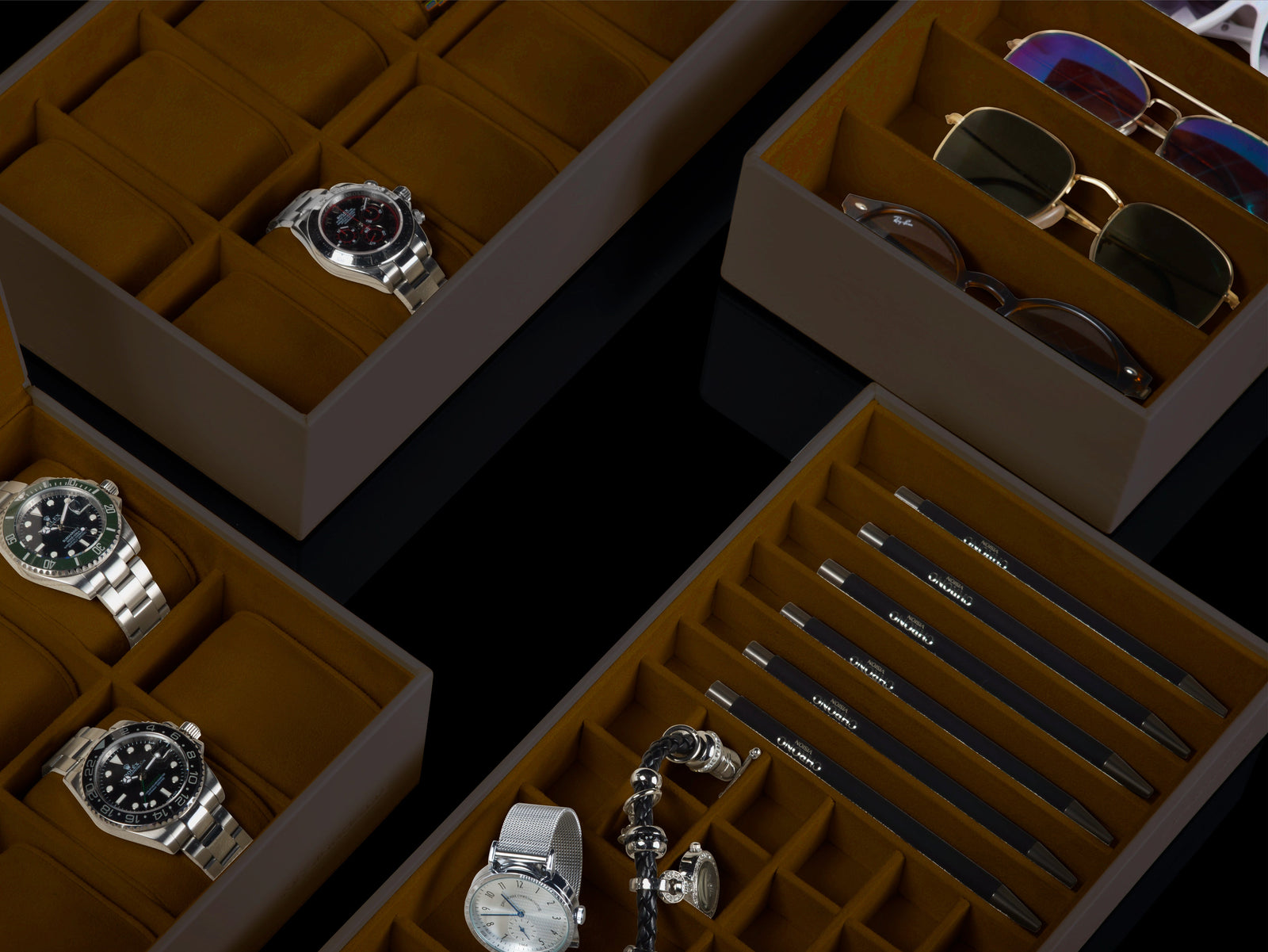 Jewelry Tray XL Brown - Bottom Part