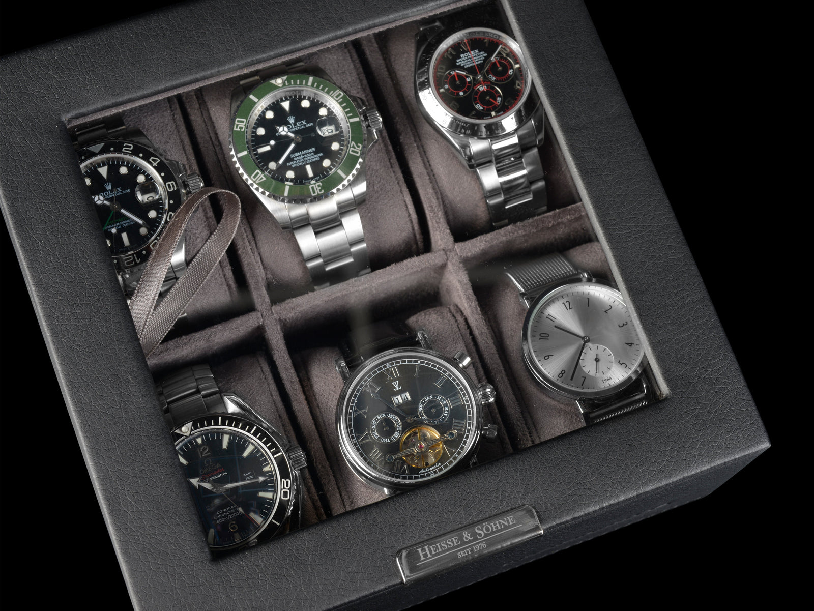 Mirage Watch Box L Black 6 - Top Part