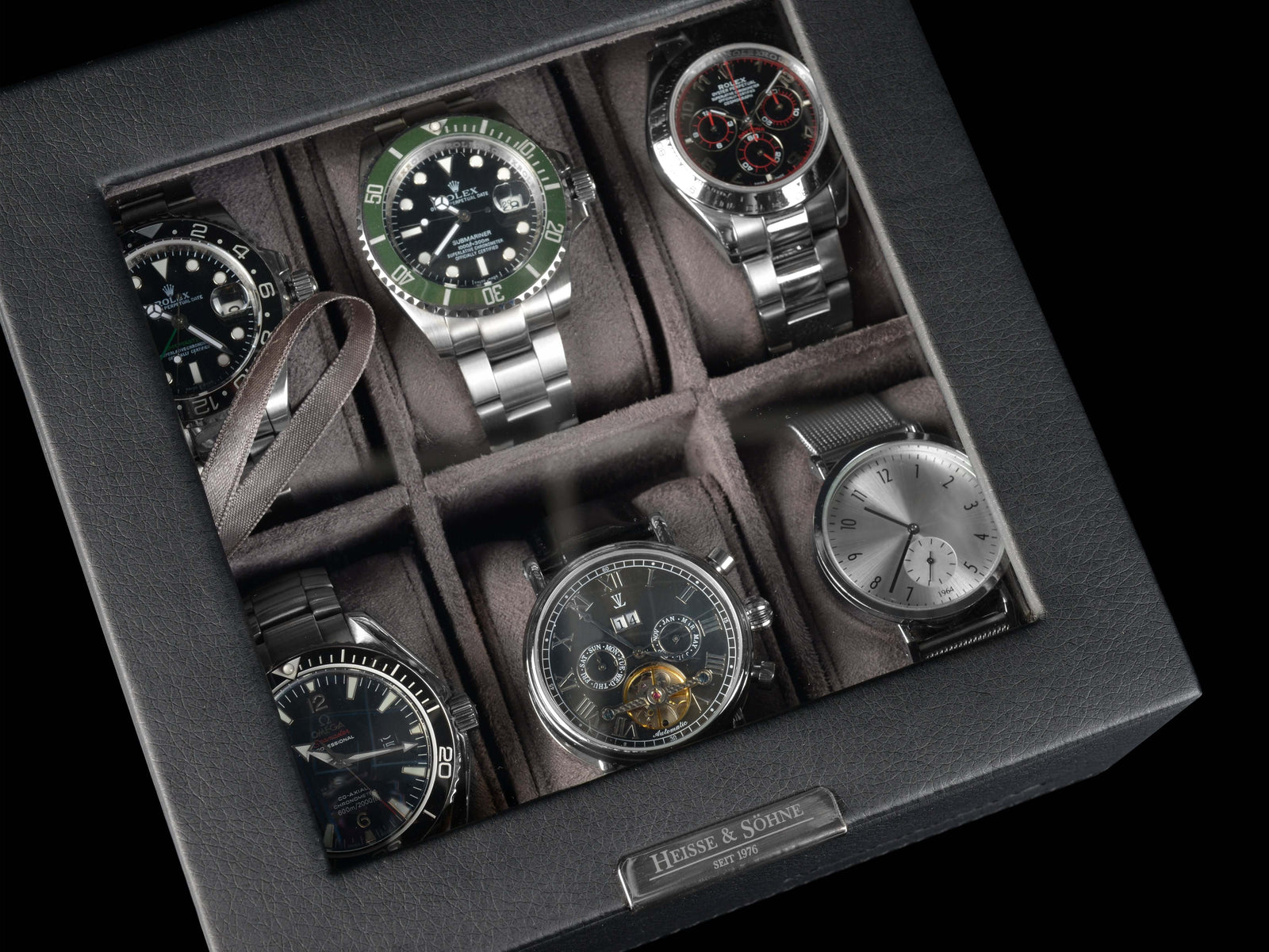 Mirage Watch Box L Black 6 - Top Part