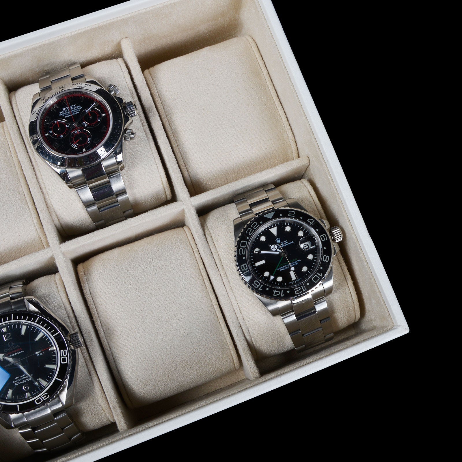 Mirage Watch Box L Cream 6 - Top Part