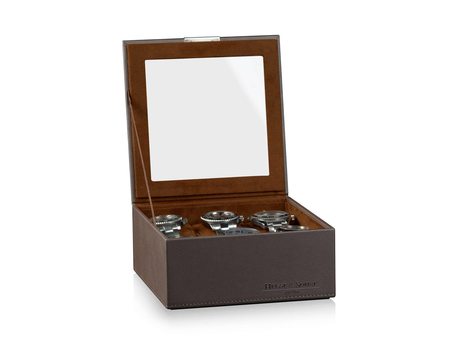 Mirage Watch Box L Brown 6 - Top Part