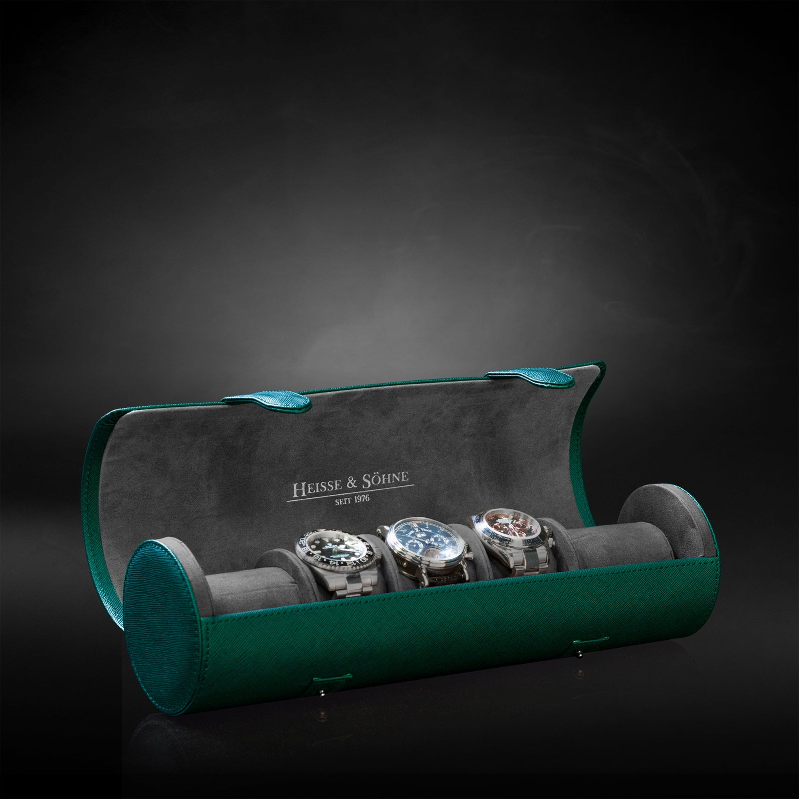 Rondo 5 Watch Roll Green