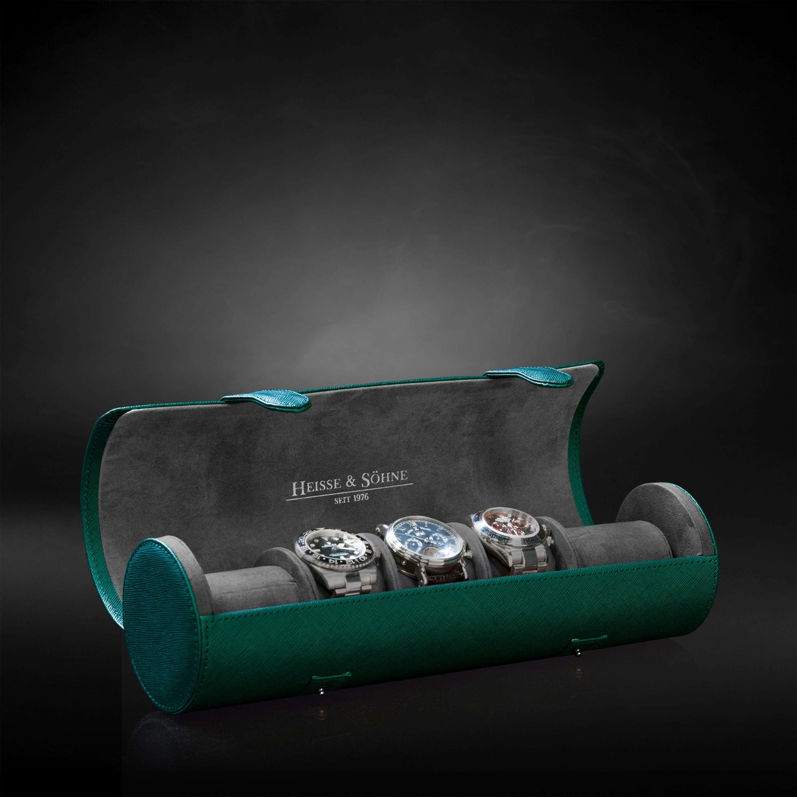 Rondo 5 Watch Roll Green