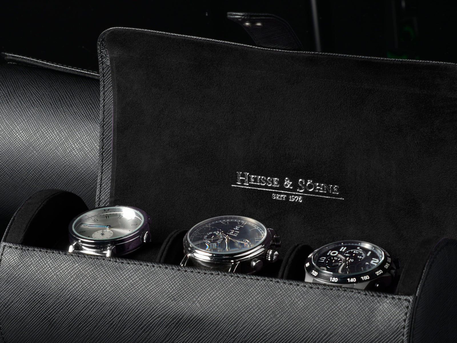 Rondo 3 Watch Roll Black