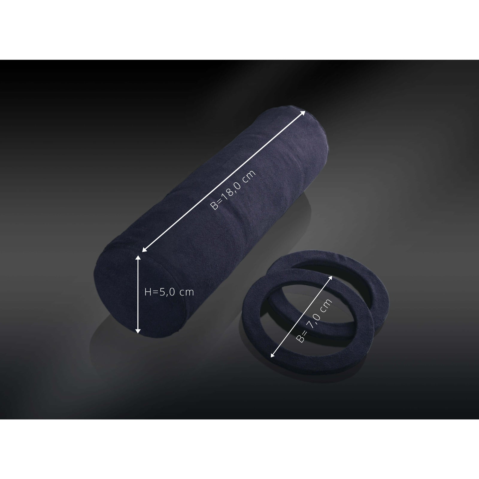 Rondo 3 Watch Roll Black & Blue