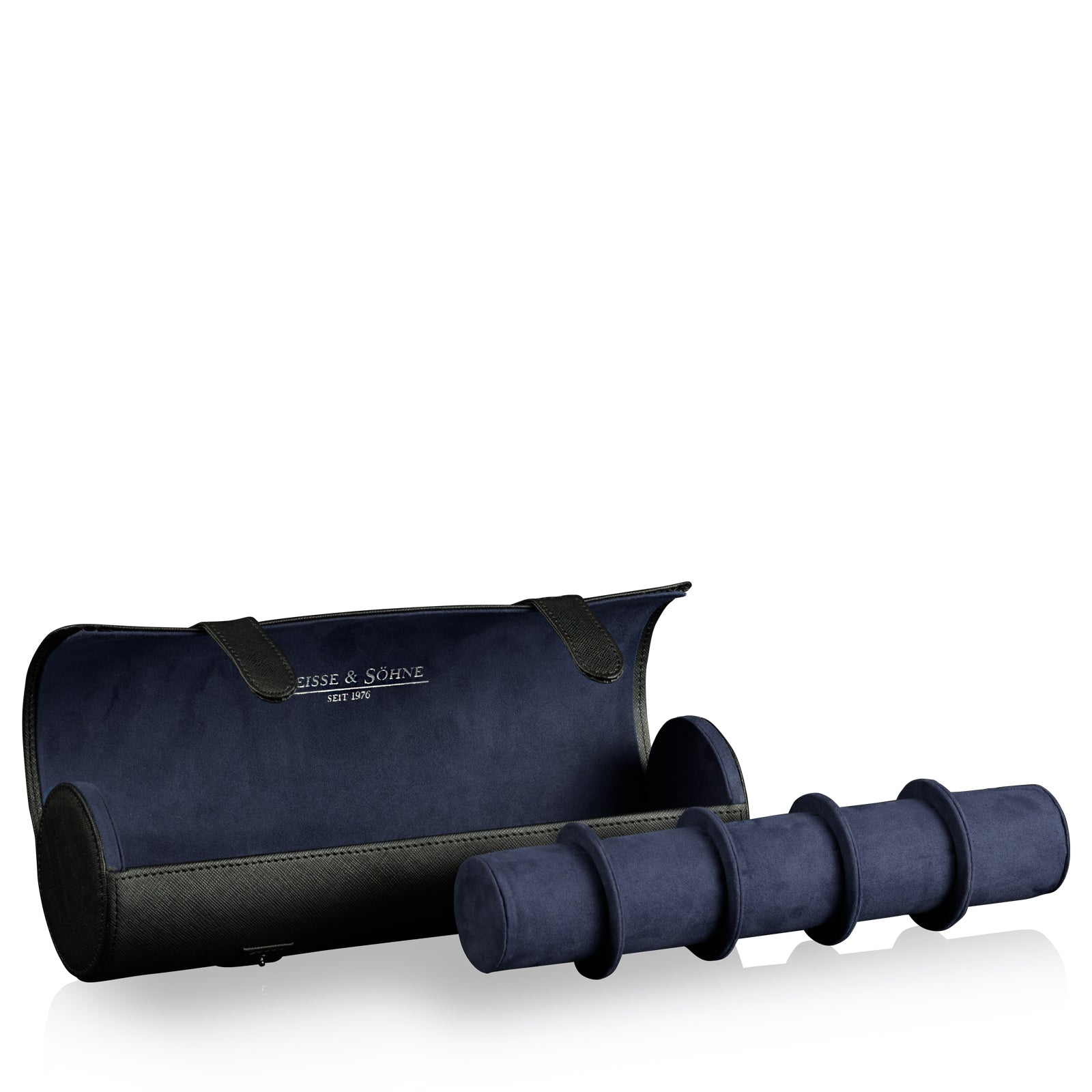 Rondo 5 Watch Roll Black & Blue