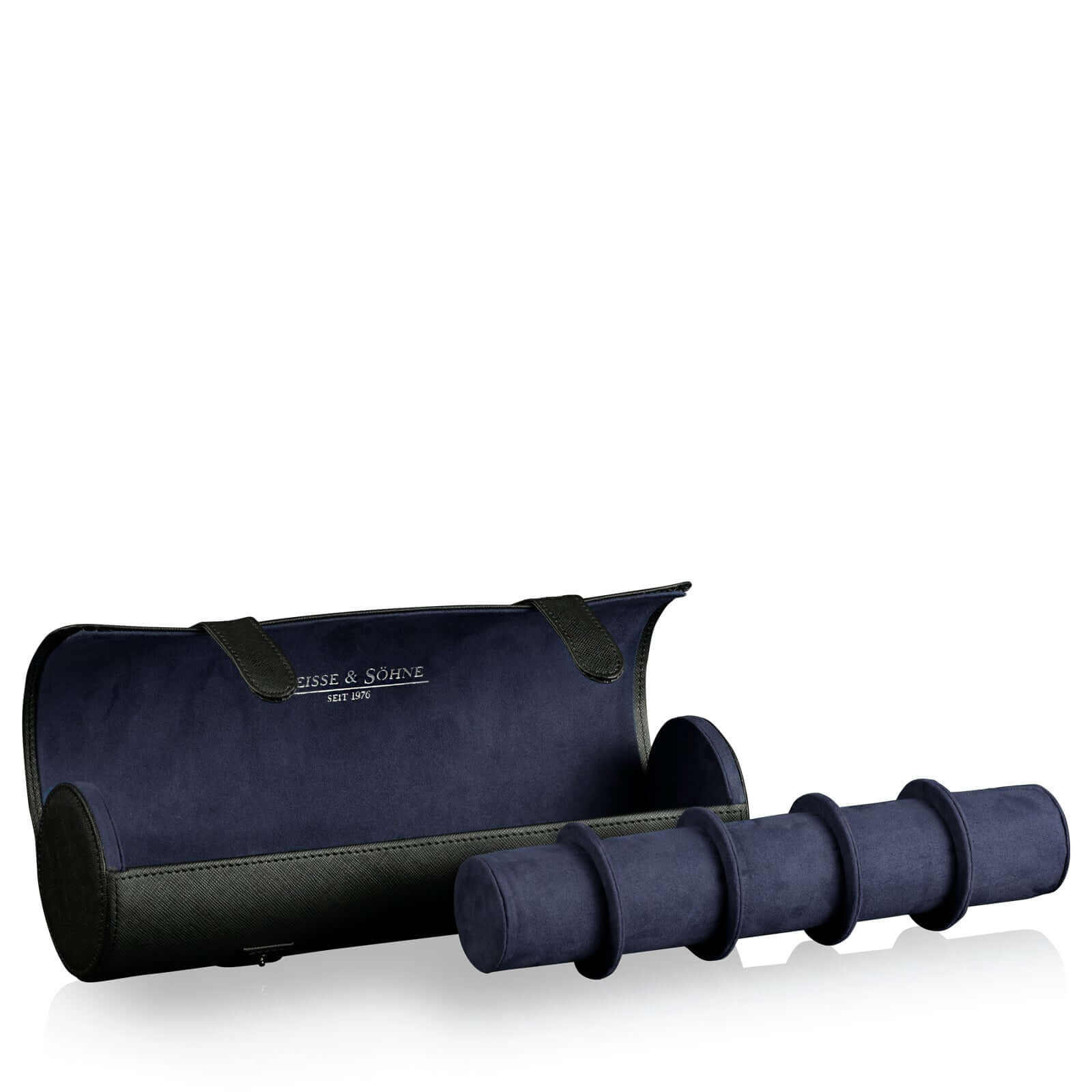 Rondo 5 Watch Roll Black & Blue