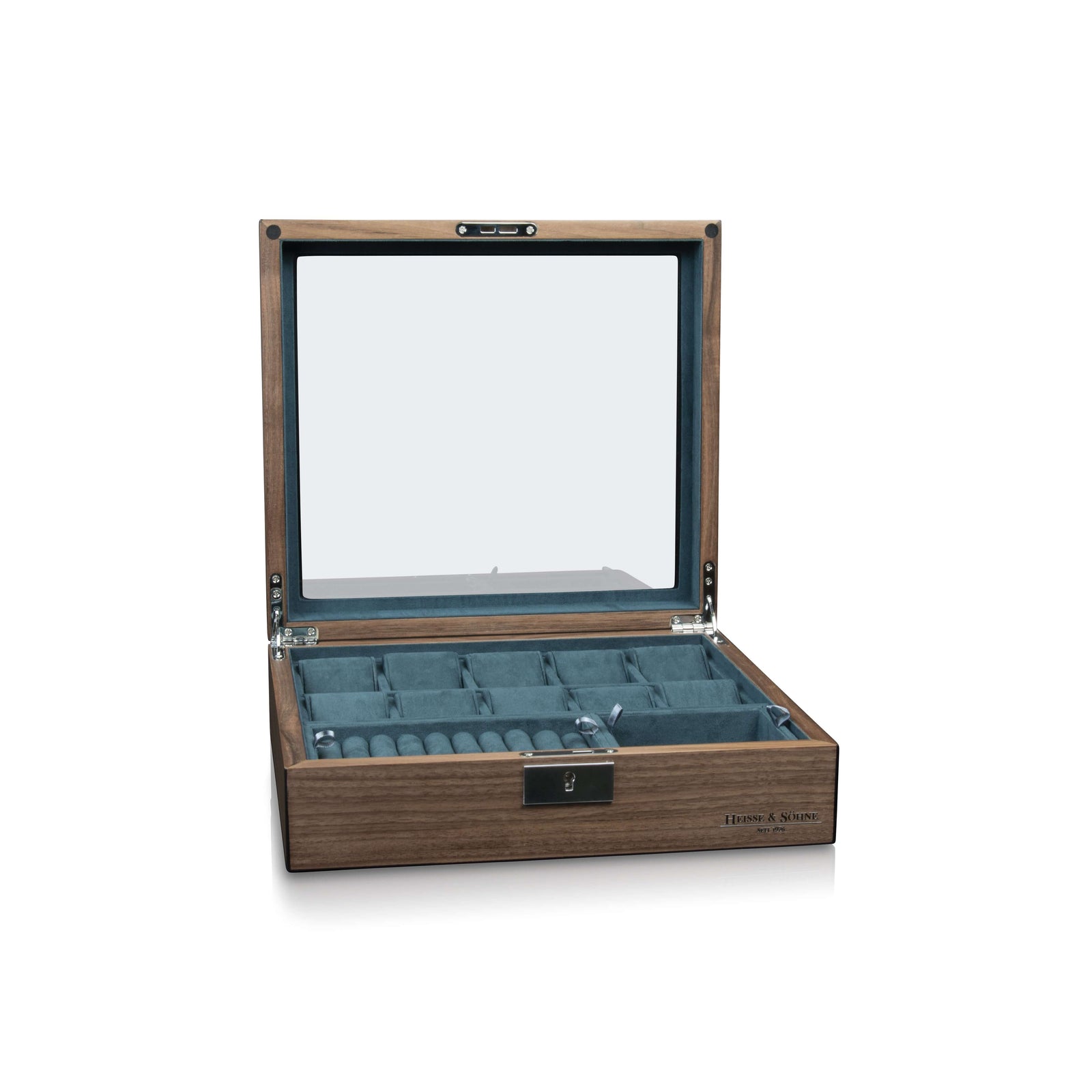 Borneaux 10+ Watches Walnut Box