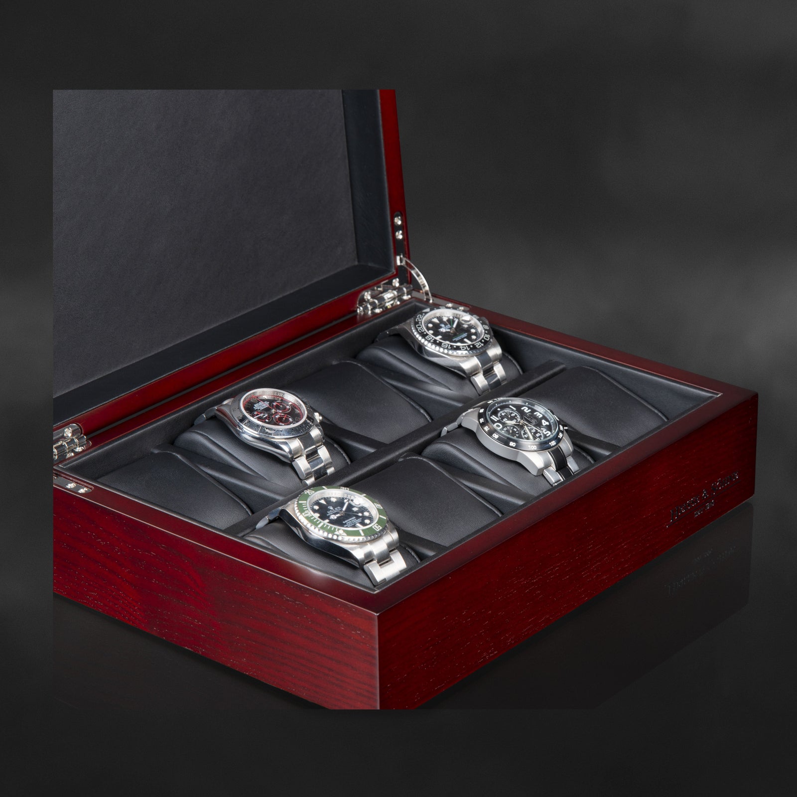 Bregano 8 Watches Cherry Box