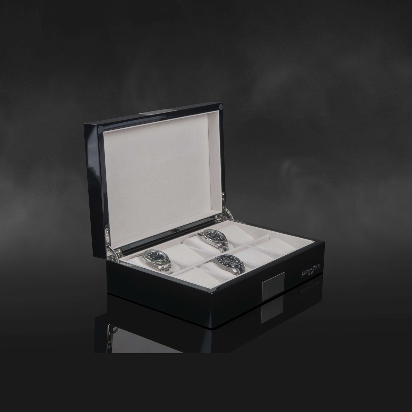 Botega 8 Watches Black Box