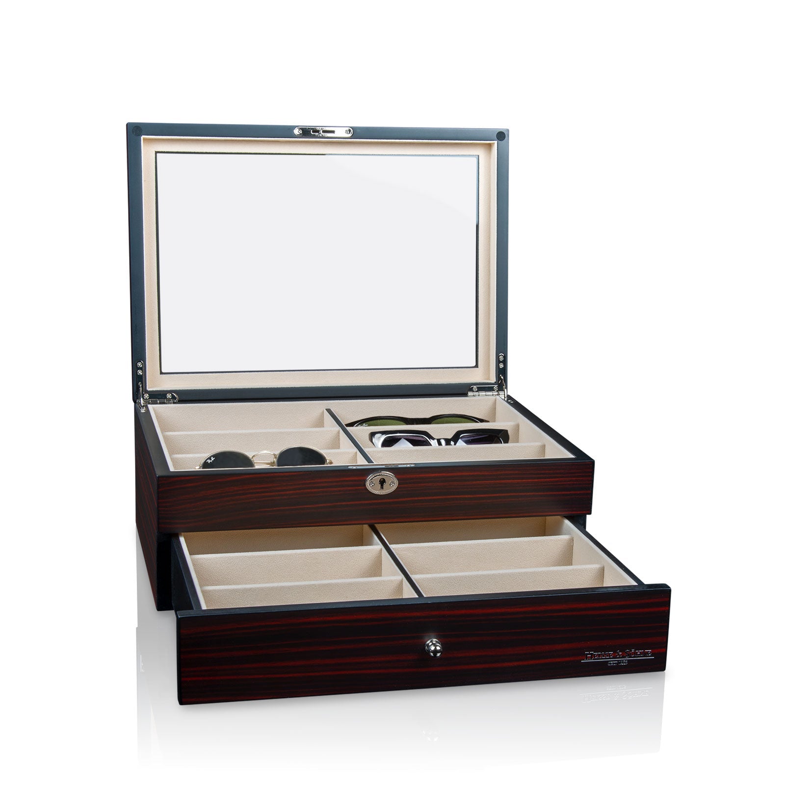 Sylt 12 Glasses Wood Box