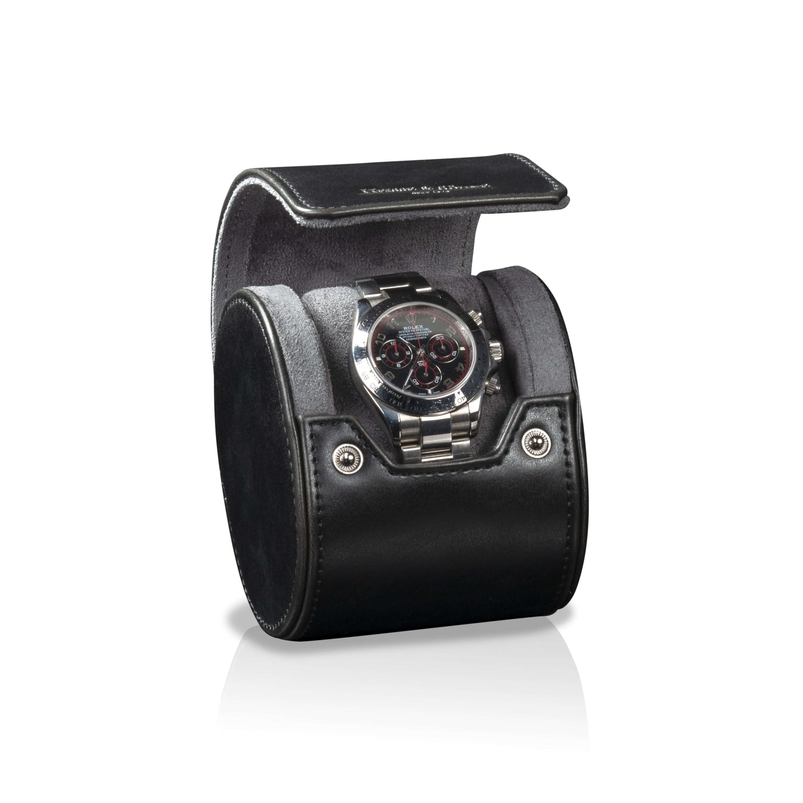 Vintage Single Watch Roll Black