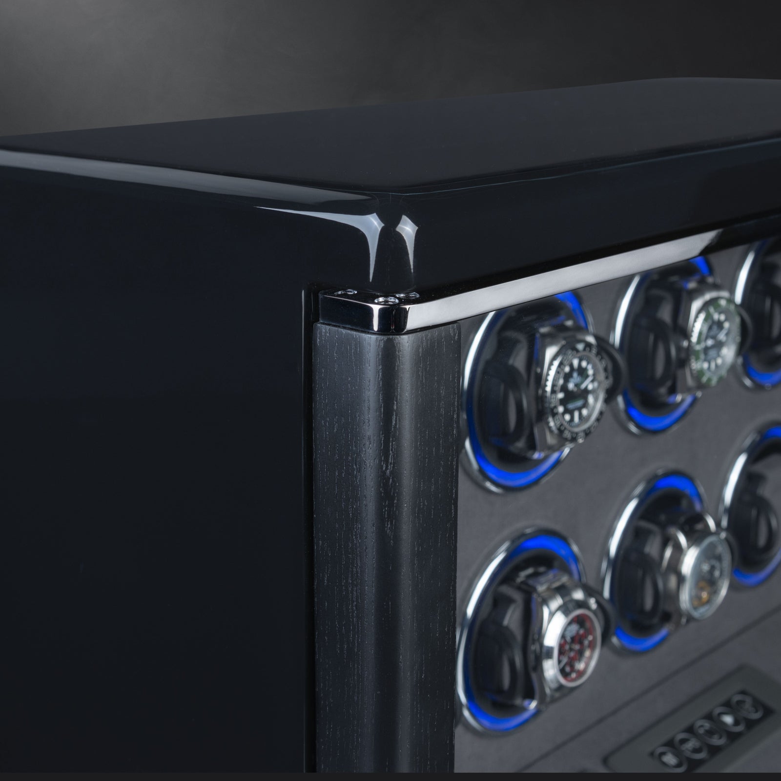 Chicago Black 8 Watches