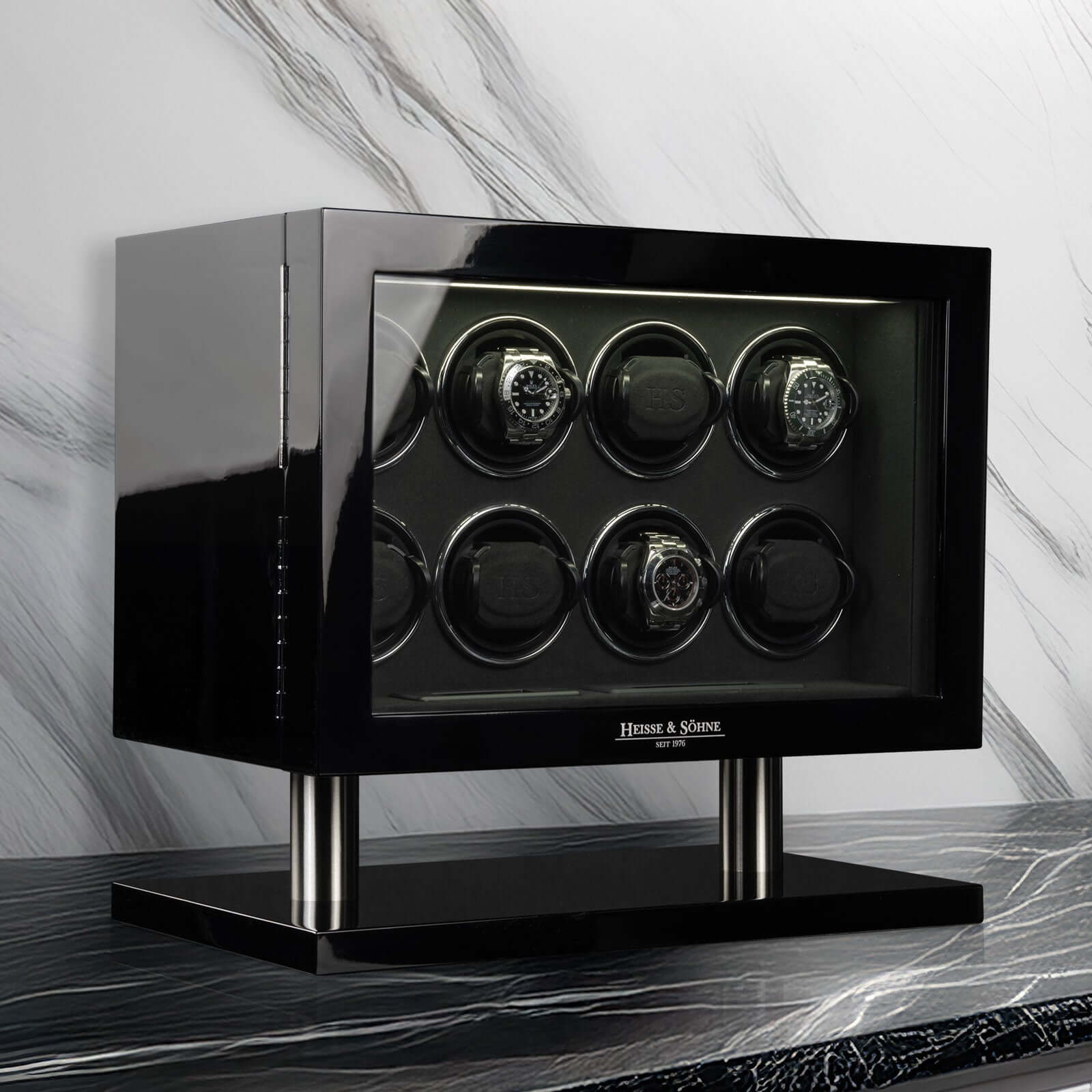Collector Black High-Gloss 8 Watches