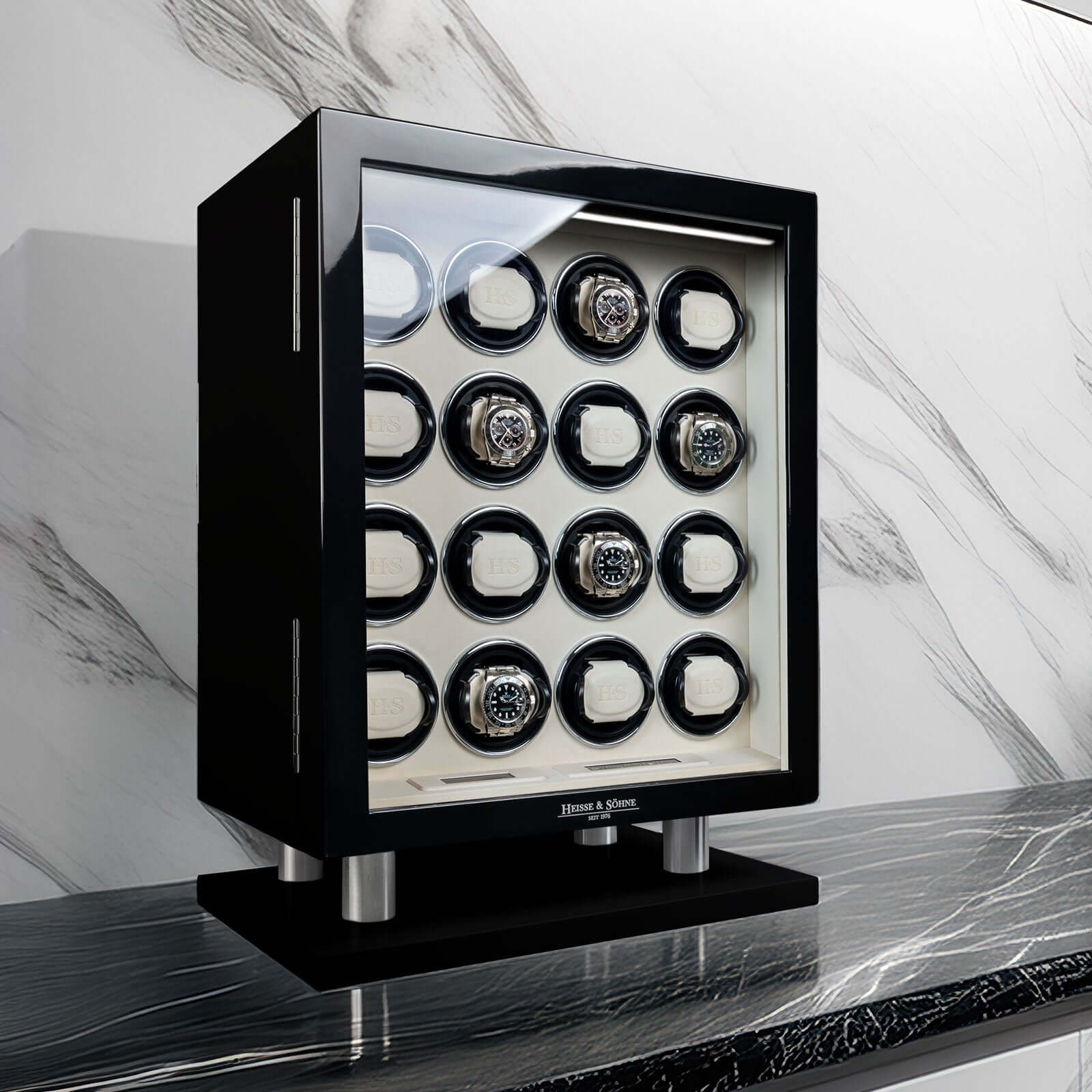 Collector Black and Cream 16 Watches