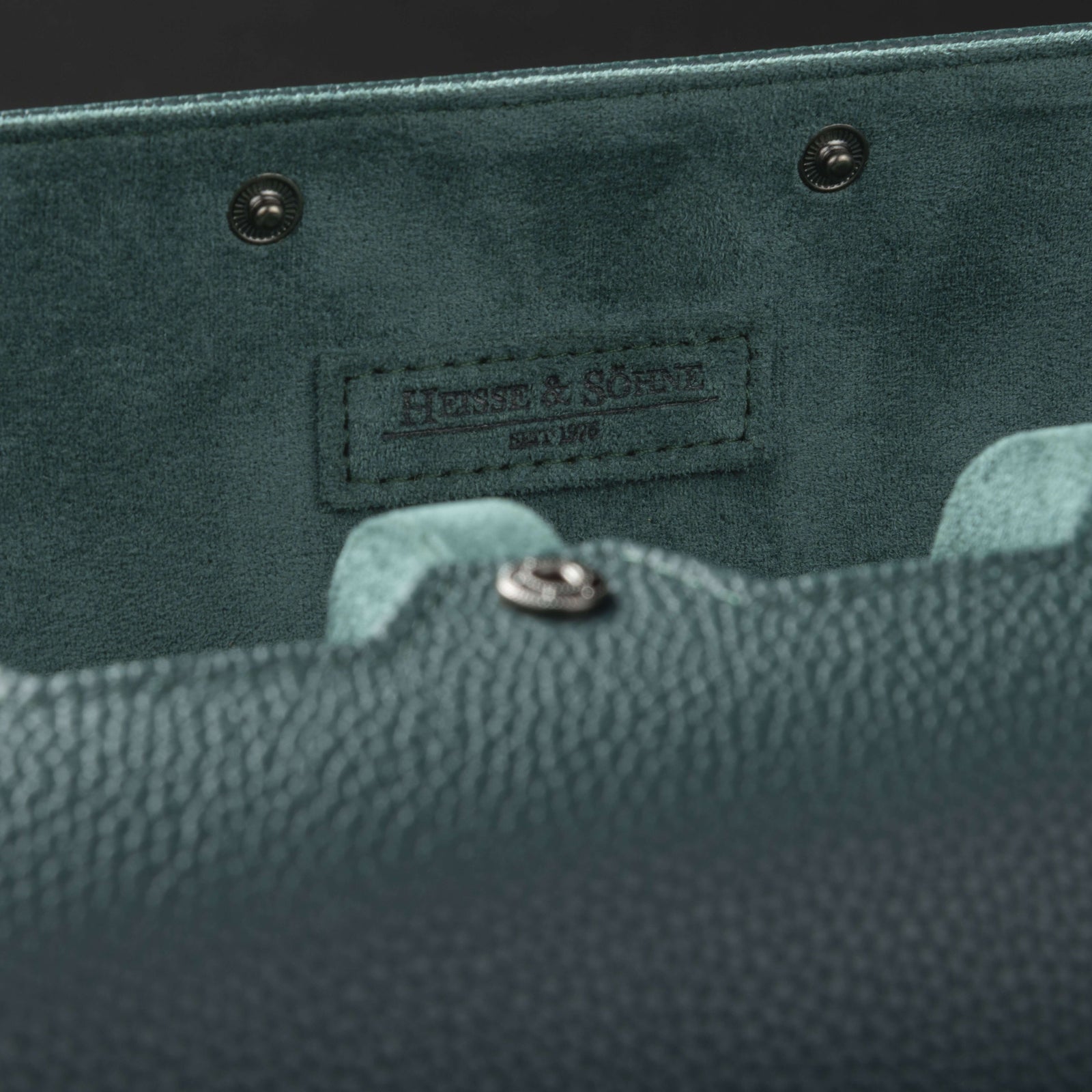 Charles Triple Watch Roll Green & Green