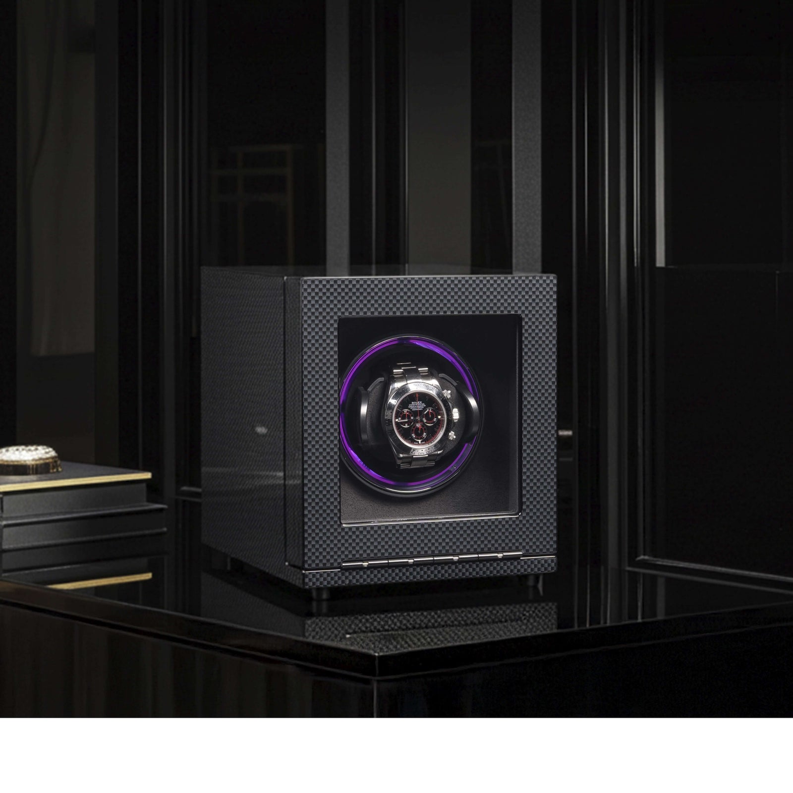 Denver Single Watch Winder Carbon