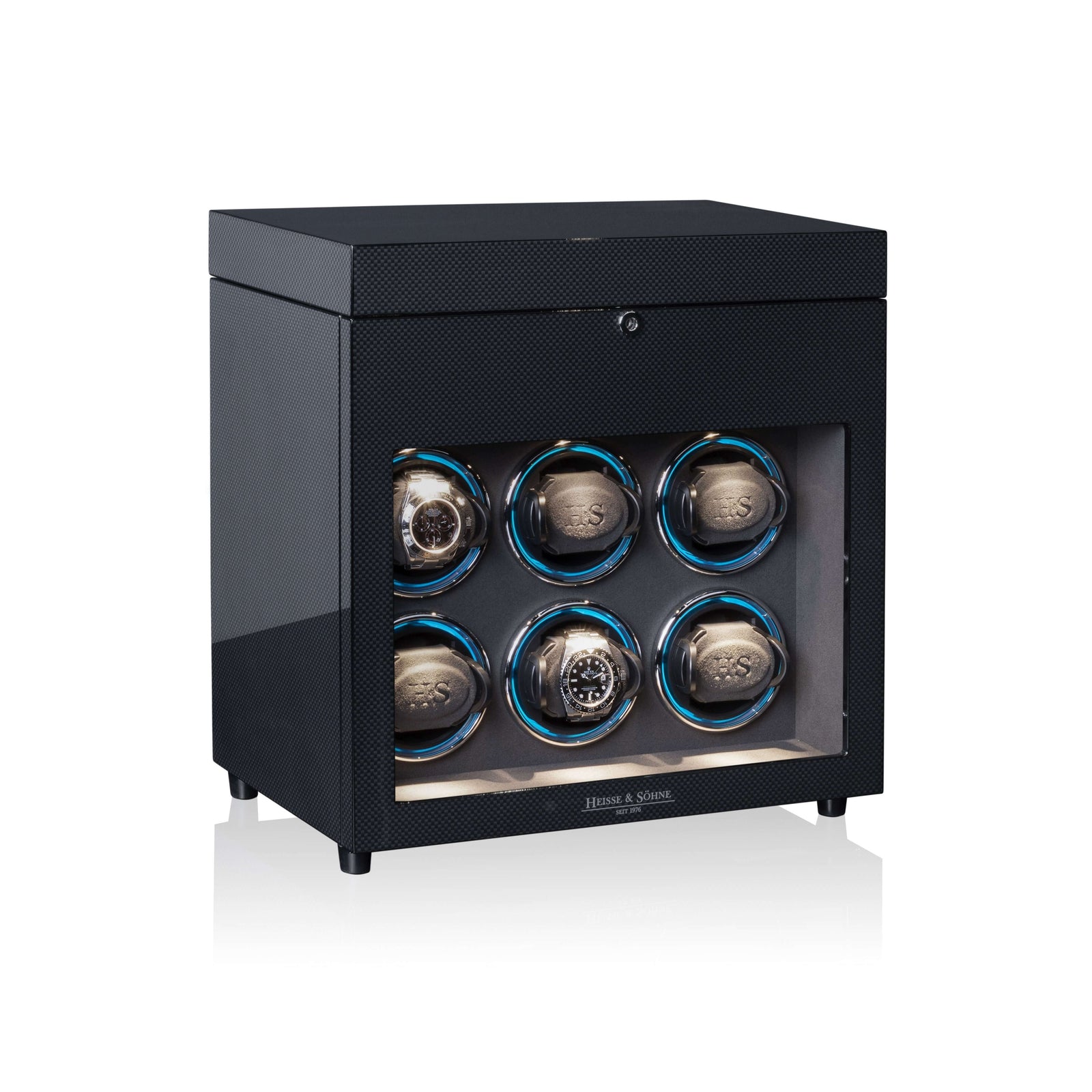 Denver Carbon 6 Watches Winder