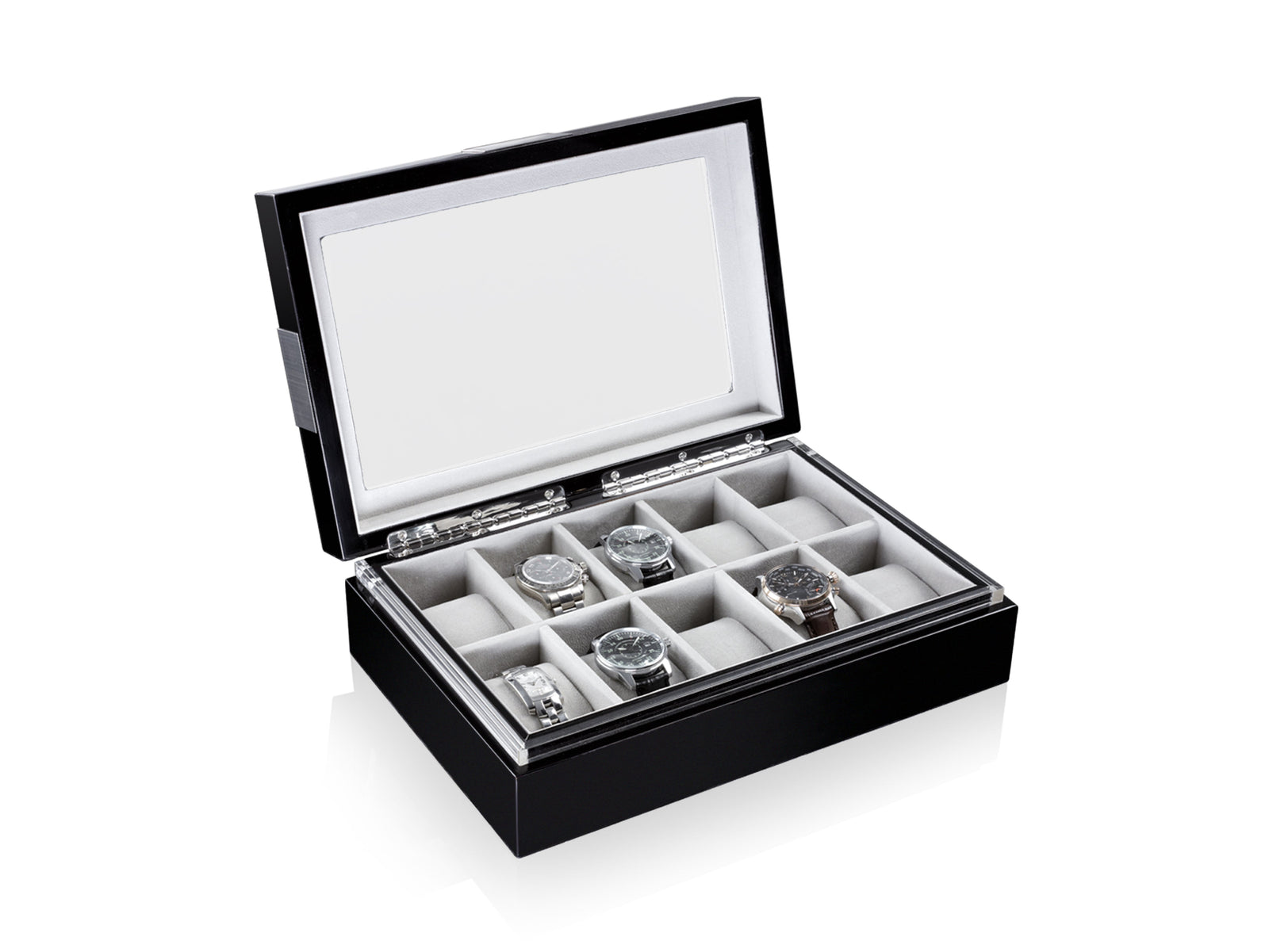 Executive 10 Watches Black & Gray Box