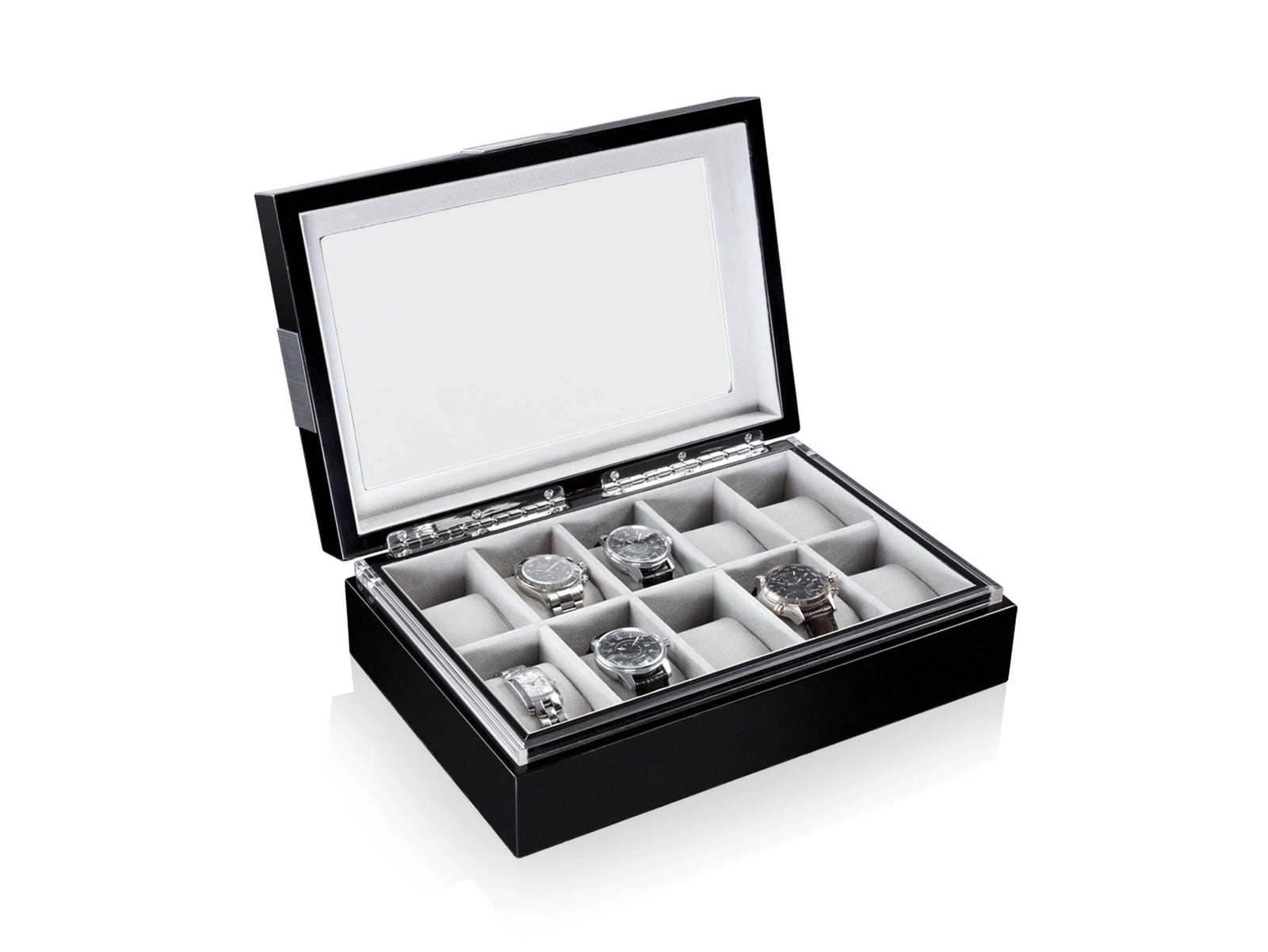 Executive 10 Watches Black & Gray Box