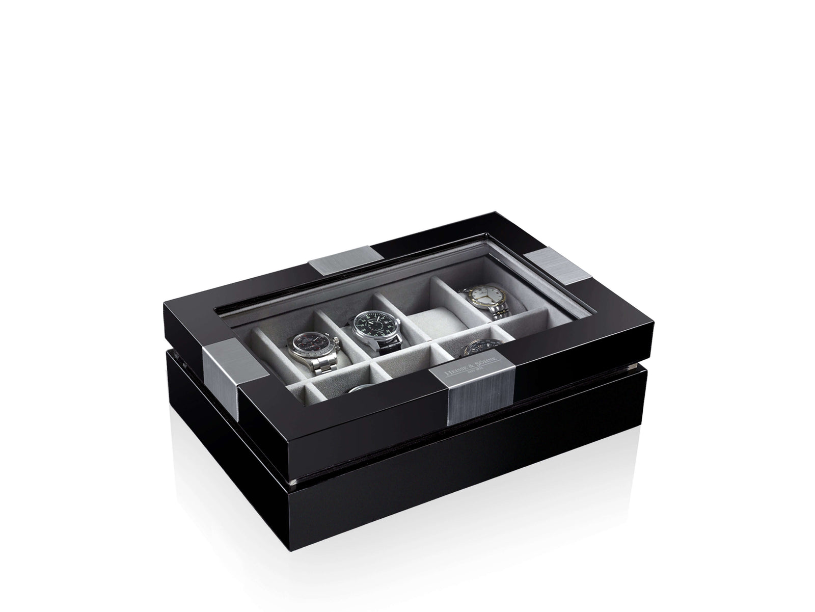 Executive 10 Watches Black & Gray Box