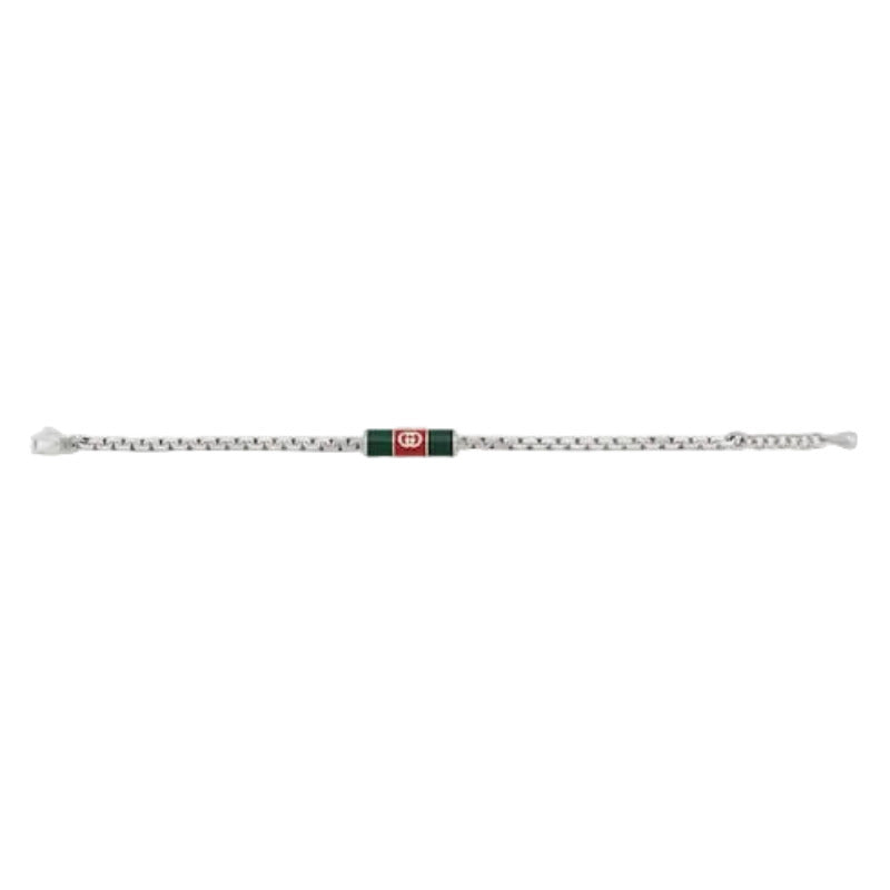 GUCCI Web Silver Bracelet YBA853846001 Bandiera Jewellers