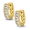 Diamond Hoop Earrings 0.35ct  AER-5938-Y Bandiera Jewellers