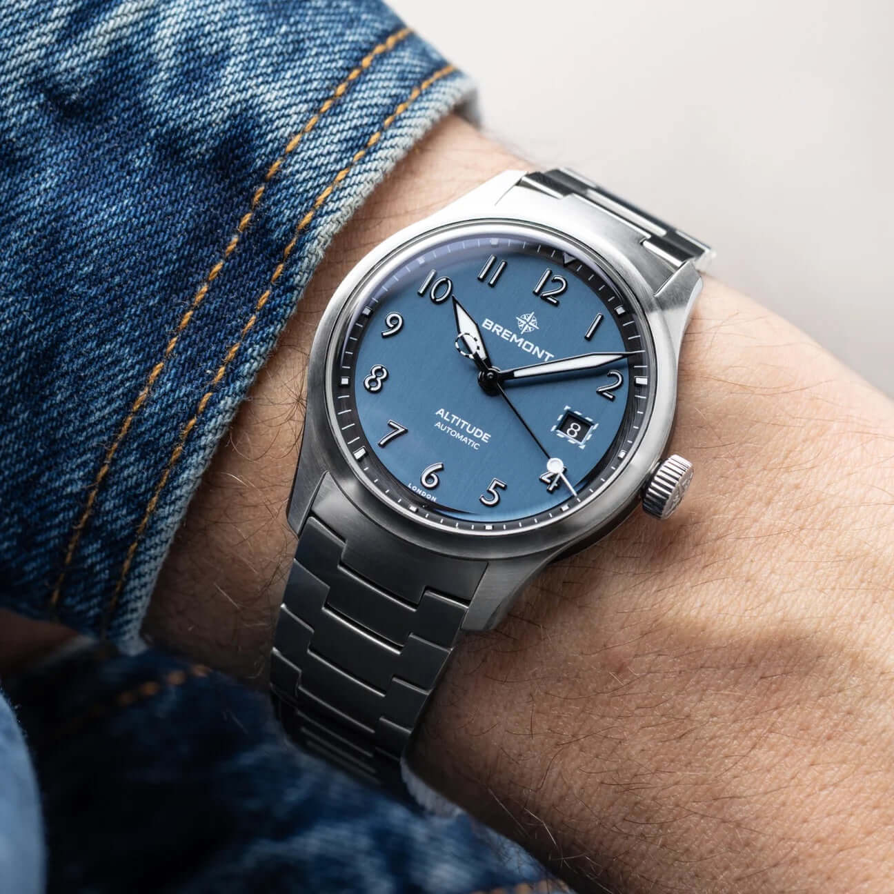 Bremont Altitude 39mm Blue ALT39-DT-SS-BL-B Bandiera Jewellers