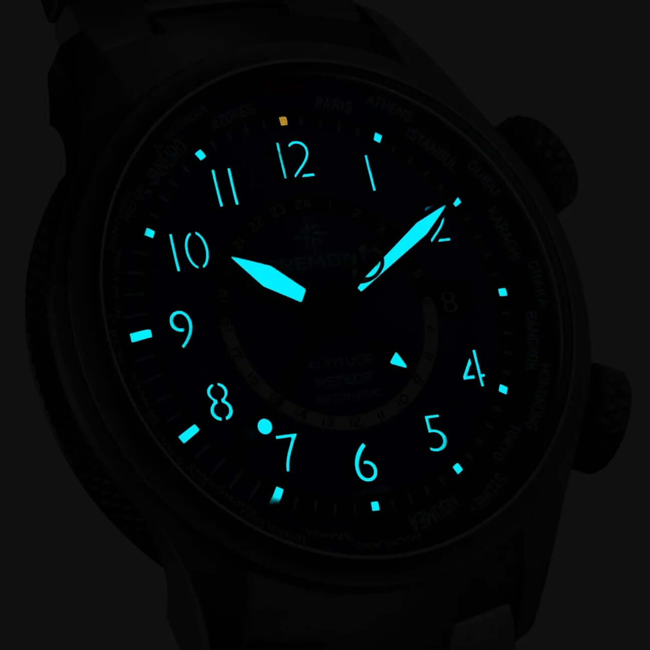 Bremont Time Zones ALT42-MT-Z-TI-BLBL-B Bandiera Jewellers