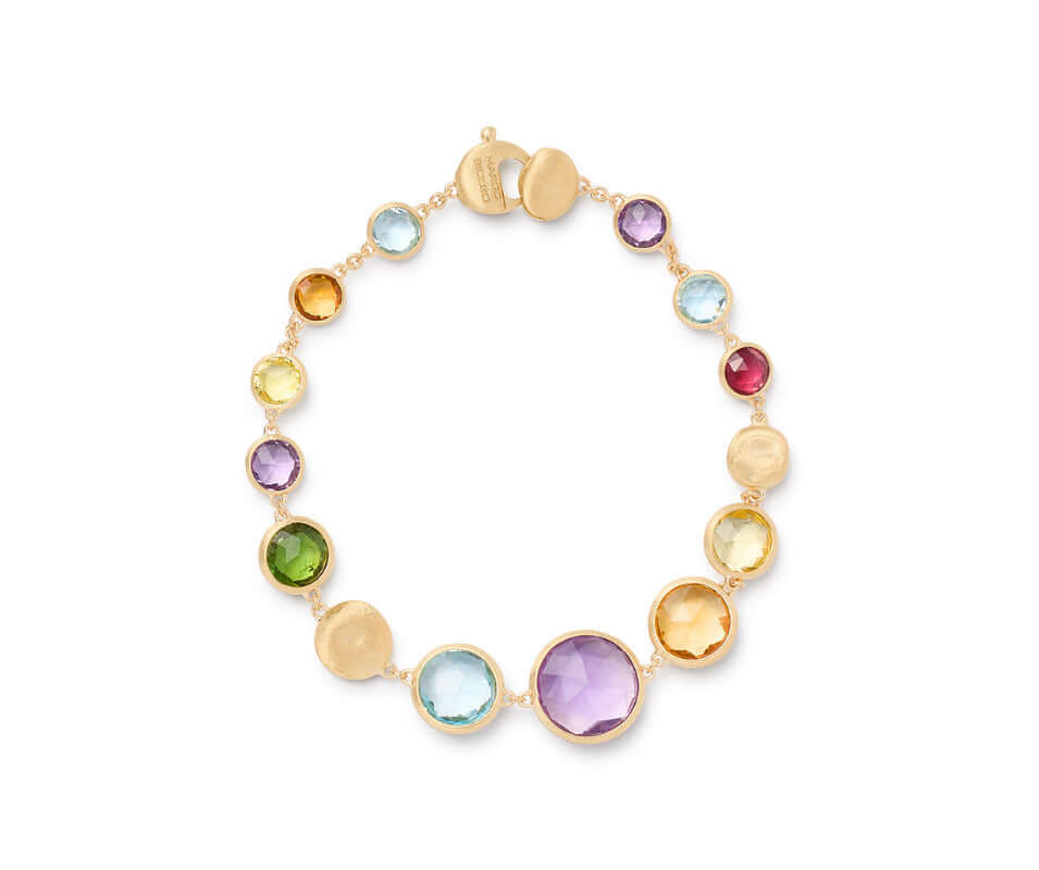 Marco Bicego Jaipur Colour Mixed Gemstone Bracelet BB2160_MIX01_Y_02 Bandiera Jewellers