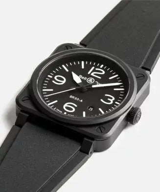 Bell & Ross BR-03 Black Matte BR03A-BL-CE/SRB Bandiera Jewellers