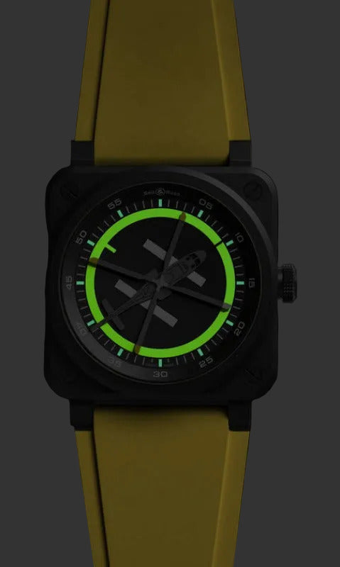 Bell & Ross BR-03 Helipad BR03A-HE-CE/SRB Bandiera Jewellers
