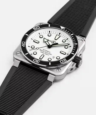 Bell & Ross BR-03 Diver White Steel BR03A-D-WH-ST/SRB Bandiera Jewellers