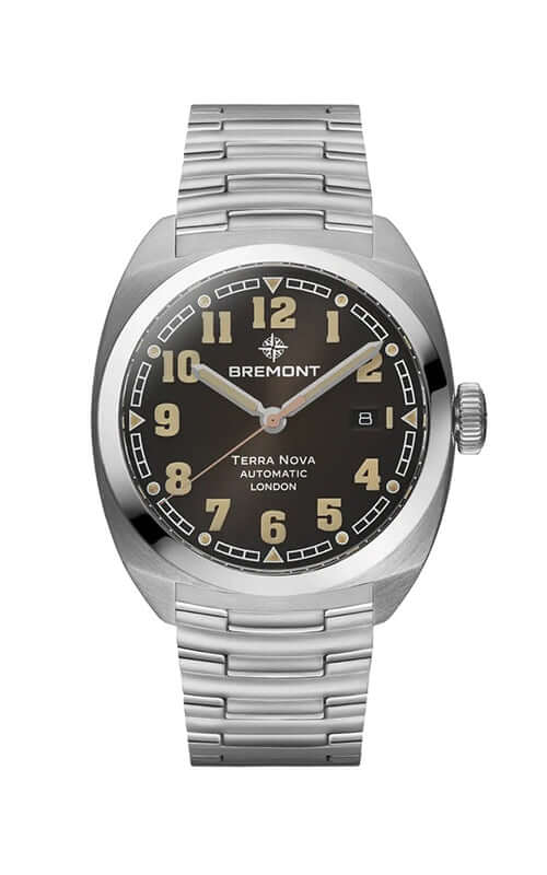 Bremont Terra Nova 40.5 Date TN40-DT-SS-BK-B Bandiera Jewellers
