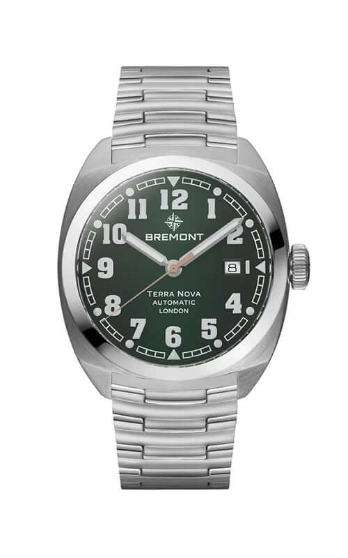 Bremont Terra Nova 40.5 Date TN40-DT-SS-GN-B Bandiera Jewellers