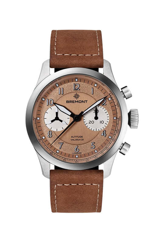 Bremont Altitude Chronograph Pulsograph Valjoux 23 ALT42-CHR-V-TI-SM-L-S Bandiera Jewellers