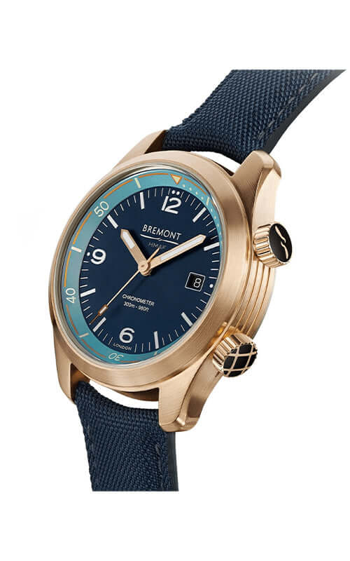Bremont Argonaut Watch ARGONAUT-BZ-SAR-R-S/ Bandiera Jewellers